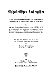 Omslagafbeelding: Alphabetischer Sachregister 1st edition 9783112671672