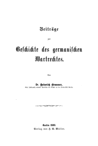 Imagen de portada: Beiträge zur Geschichte des germanischen Wartrechtes 1st edition 9783112671894