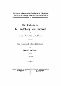 表紙画像: Die Gebräuche bei Verlobung und Hochzeit 1st edition 9783112675977