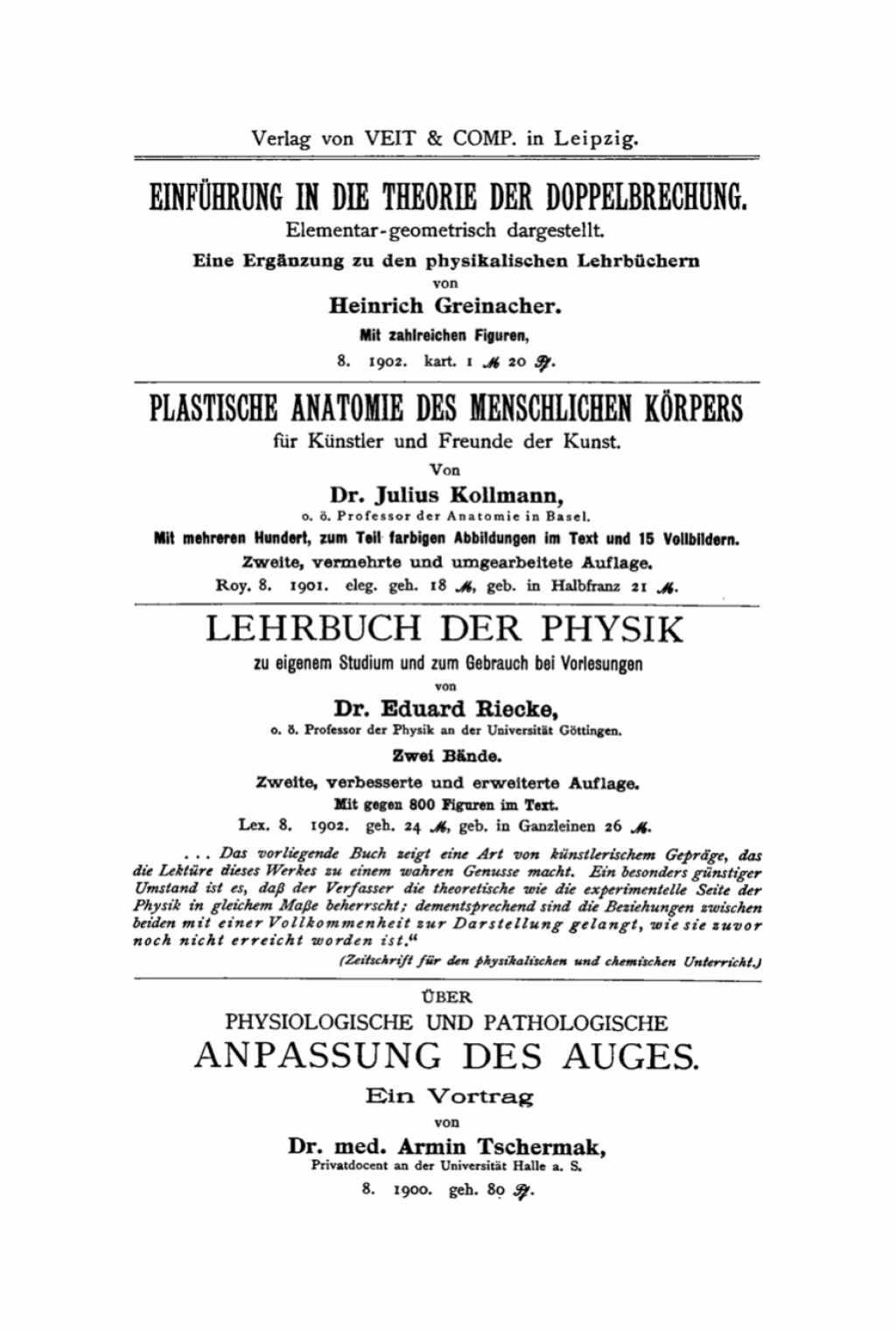 Das Stereoskop Seine Anwendung in den technischen Wissenschaften. Über Entstehung und Konstruktion stereoskopischer Bilder 1st Edition