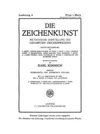 Titelbild: Die Zeichenkunst. Lieferung 4 2nd edition 9783112677896