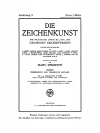 Cover image: Die Zeichenkunst. Lieferung 2 2nd edition 9783112677933