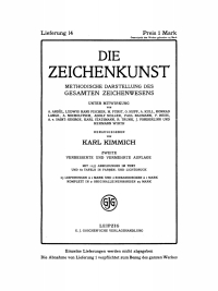 Omslagafbeelding: Die Zeichenkunst. Lieferung 14 2nd edition 9783112678091