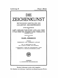 Titelbild: Die Zeichenkunst. Lieferung 18 2nd edition 9783112678275