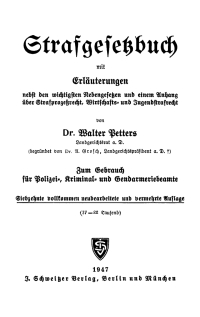 Imagen de portada: Strafgesetzbuch mit Erläuterungen 17th edition 9783112679654