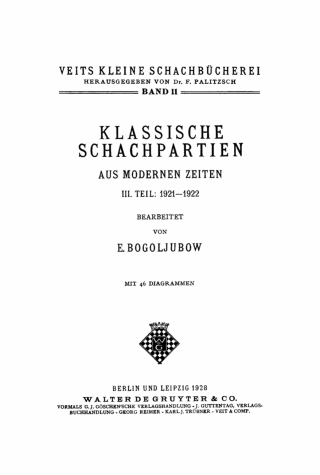 Cover image: 1921–1922 1st edition 9783112690451