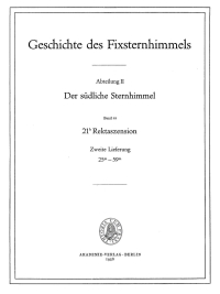 Cover image: 21h Rektaszension, Lieferung 2: 25m–59m 1st edition 9783112701942