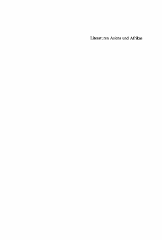 Cover image: Literaturen Asiens und Afrikas 1st edition 9783112709184