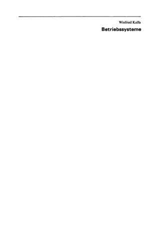 Imagen de portada: Betriebssysteme 1st edition 9783112717103