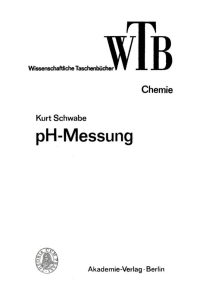 Cover image: pH-Messung 1st edition 9783112722381