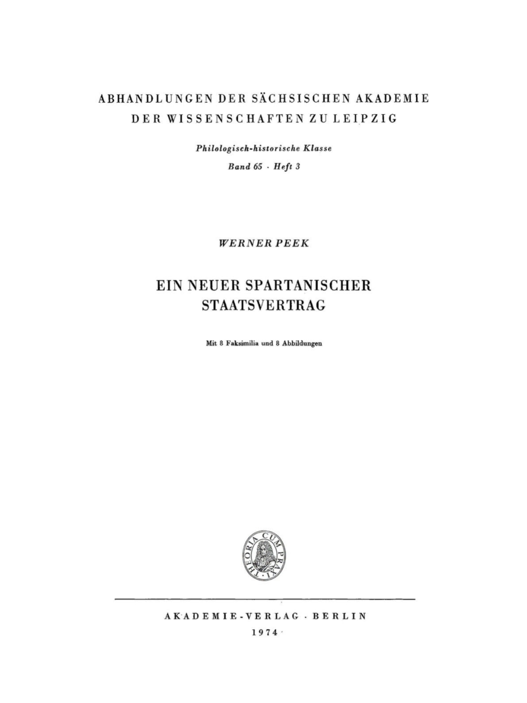 Ein Neuer spartanischer Staatsvertrag 1st Edition