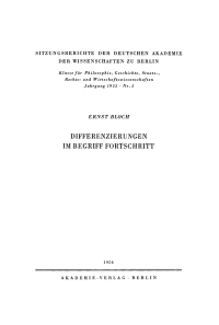 Omslagafbeelding: Differenzierungen im Begriff Fortschritt 1st edition 9783112725184