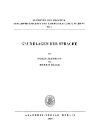 表紙画像: Grundlagen der Sprache 1st edition 9783112732380