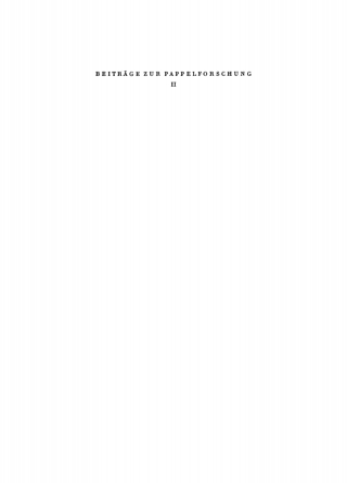 Imagen de portada: Beiträge zur Pappelforschung. Teil 2 1st edition 9783112739082