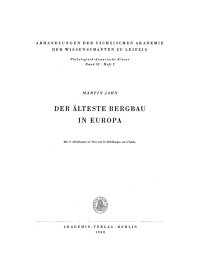 Imagen de portada: Der älteste Bergbau in Europa 1st edition 9783112741924