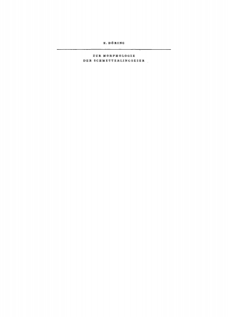 表紙画像: Zur Morphologie der Schmetterlingseier 1st edition 9783112742143