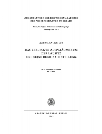 Imagen de portada: Das verdeckte Altpaläozoikum der Lausitz und seine regionale Stellung 1st edition 9783112748688