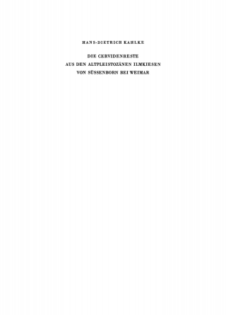 Cover image: Die postkranialen Skelettreste 1st edition 9783112752944