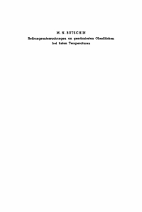 Titelbild: Reibungsuntersuchungen an geschmierten Oberflächen bei tiefen Temperaturen 1st edition 9783112753163