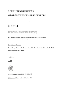 Cover image: Entwicklung und tektonischer Bau des südwestlichen Randbereichs der Osteuropäischen Tafel 1st edition 9783112757123