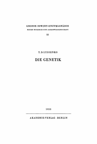 Imagen de portada: Die Genetik 2nd edition 9783112757802