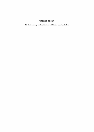Imagen de portada: Die gesellschaftliche Entwicklung im alten Indien, Teil 1 1st edition 9783112758601