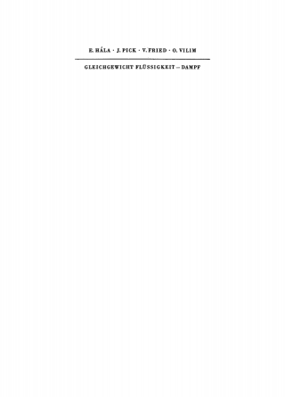 Omslagafbeelding: Gleichgewicht Flüssigkeit – Dampf 1st edition 9783112760987