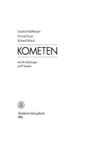 Omslagafbeelding: Kometen 1st edition 9783112763025