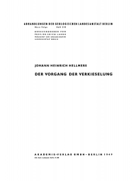 Cover image: Der Vorgang der Verkieselung 1st edition 9783112764909