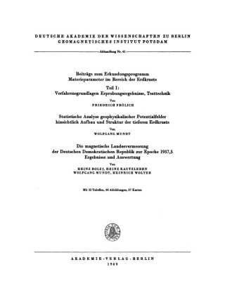 Cover image: Verfahrensgrundlagen Erprobungsergebnisse, Testtechnik 1st edition 9783112766781