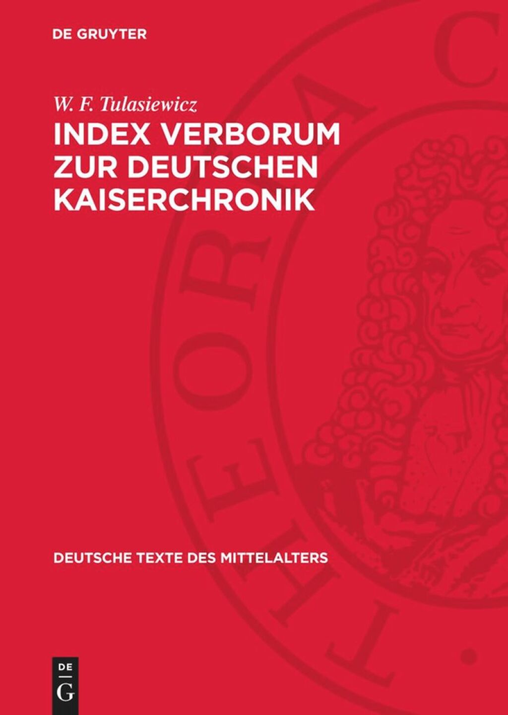 Index Verborum zur Deutschen Kaiserchronik 1st Edition