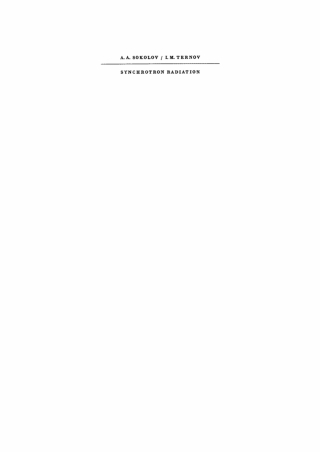 Cover image: Synchrotron Radiation 1st edition 9783112770467