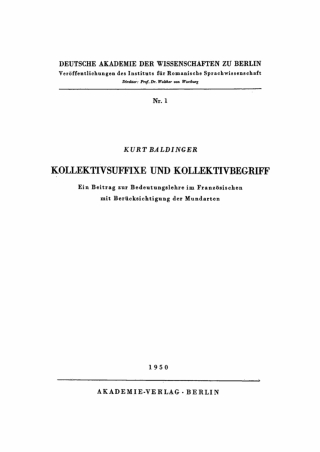 Cover image: Kollektivsuffixe und Kollektivbegriff 1st edition 9783112771464