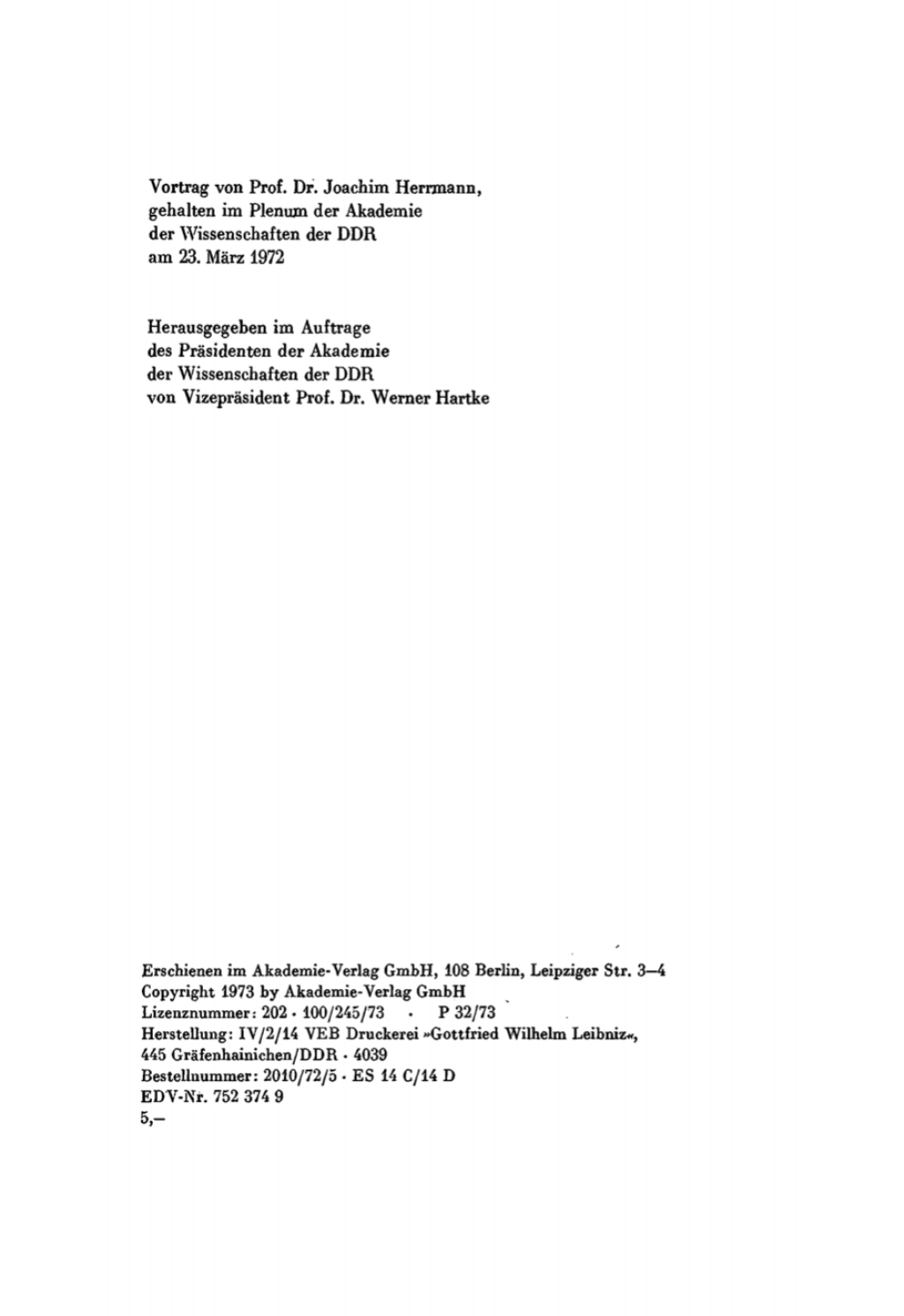 Die Nordwestslawen und ihr Anteil an der Geschichte des deutschen Volkes 1st Edition