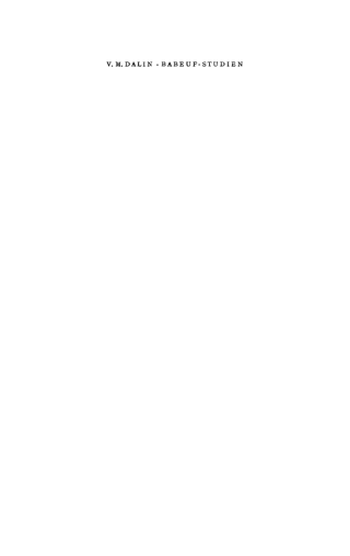 Cover image: Babeuf-Studien 1st edition 9783112773666