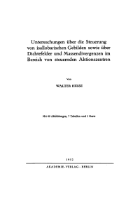 Immagine di copertina: Untersuchungen über die Steuerung von isallobarischen Gebilden sowie über Dichtefelder und Massendivergenzen im Bereich von steuernden Aktionszentren 1st edition 9783112774182