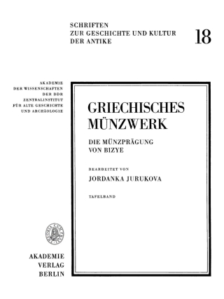 Imagen de portada: Griechisches Münzwerk, Tafelband 1st edition 9783112776544