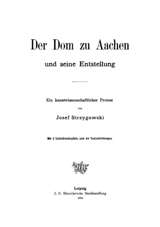 表紙画像: Der Dom zu Aachen und seine Entstellung 1st edition 9783112780824