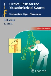Imagen de portada: Clinical Tests for the Musculoskeletal System 2nd edition 9783131494917