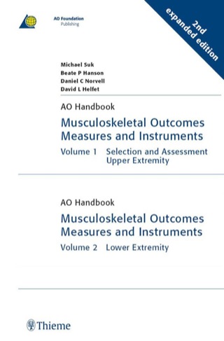 Cover image: Musculoskeletal Outcomes Measures and Instruments 2nd edition 9783131410627