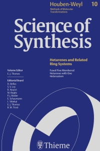 Cover image: Science of Synthesis: Houben-Weyl Methods of Molecular Transformations  Vol. 10 1st edition 9783131122414