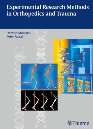 Imagen de portada: Experimental Research Methods in Orthopedics and Trauma 1st edition 9783131731111