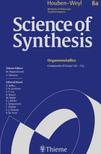 Cover image: Science of Synthesis: Houben-Weyl Methods of Molecular Transformations  Vol. 8a 1st edition 9783131122216