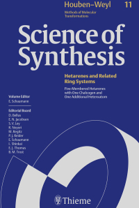 Imagen de portada: Science of Synthesis: Houben-Weyl Methods of Molecular Transformations  Vol. 11 1st edition 9783131122612