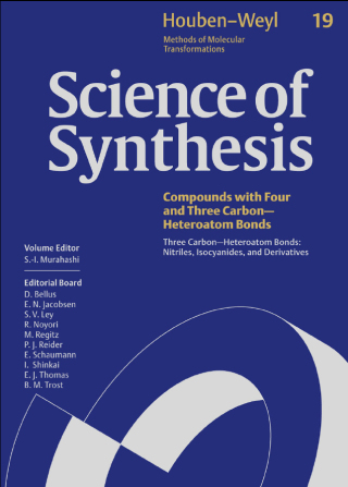 Imagen de portada: Science of Synthesis: Houben-Weyl Methods of Molecular Transformations  Vol. 19 1st edition 9783131186911