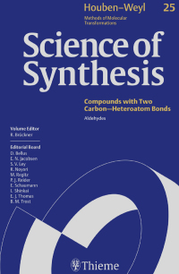 Cover image: Science of Synthesis: Houben-Weyl Methods of Molecular Transformations  Vol. 25 1st edition 9783131187611