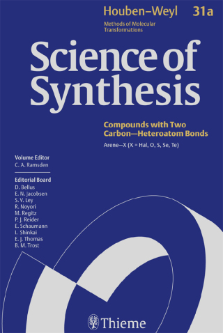 Cover image: Science of Synthesis: Houben-Weyl Methods of Molecular Transformations  Vol. 31a 1st edition 9783131188311