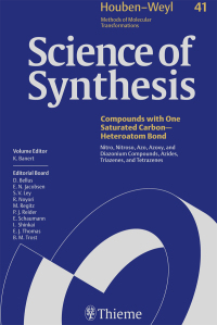 Cover image: Science of Synthesis: Houben-Weyl Methods of Molecular Transformations  Vol. 41 1st edition 9783131189417