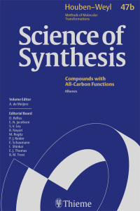 Imagen de portada: Science of Synthesis: Houben-Weyl Methods of Molecular Transformations  Vol. 47b 1st edition 9783131472915