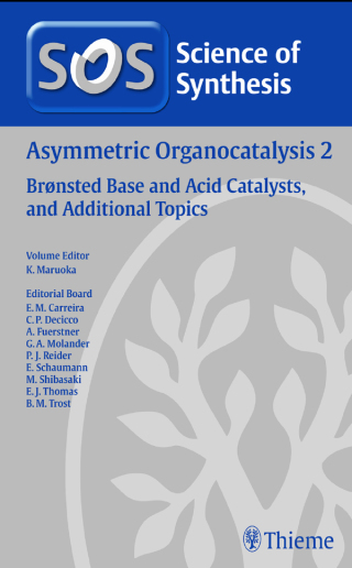 Imagen de portada: Science of Synthesis: Asymmetric Organocatalysis Vol. 2 1st edition 9783131693716